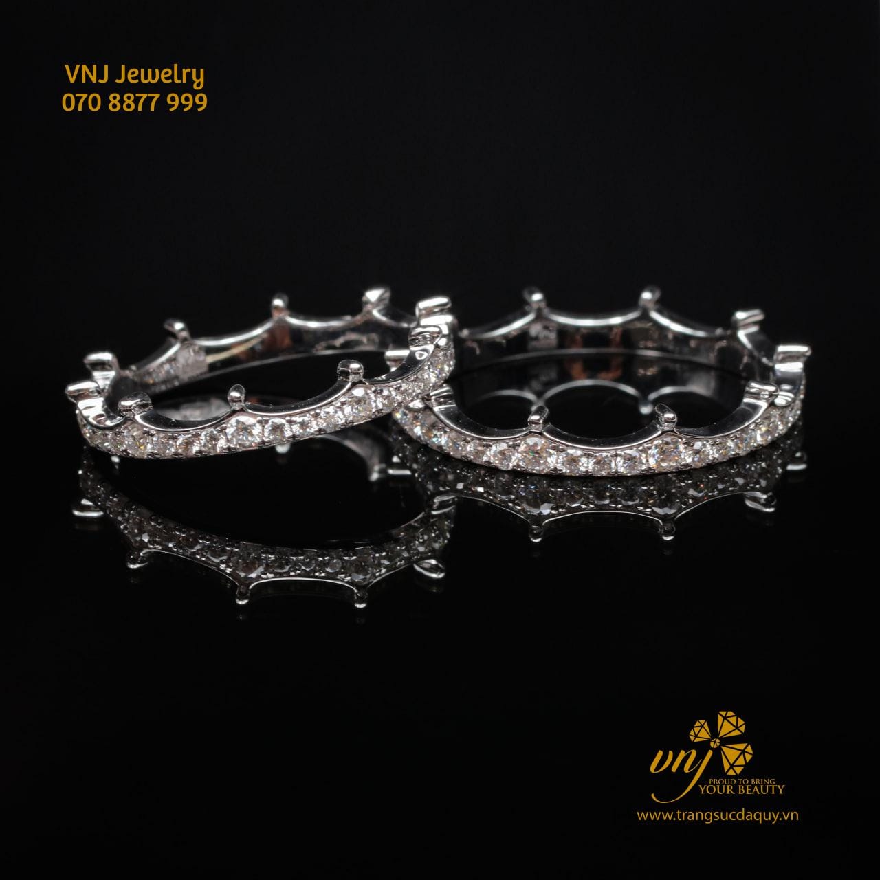 Nhẫn Vương Miện Cặp