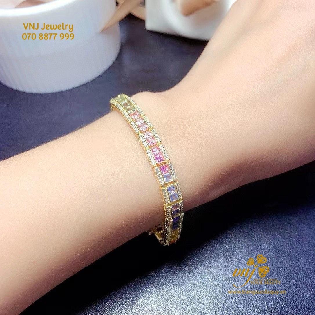 Vòng Tay Tennis Rainbow Nhiên Ltd13 (3)