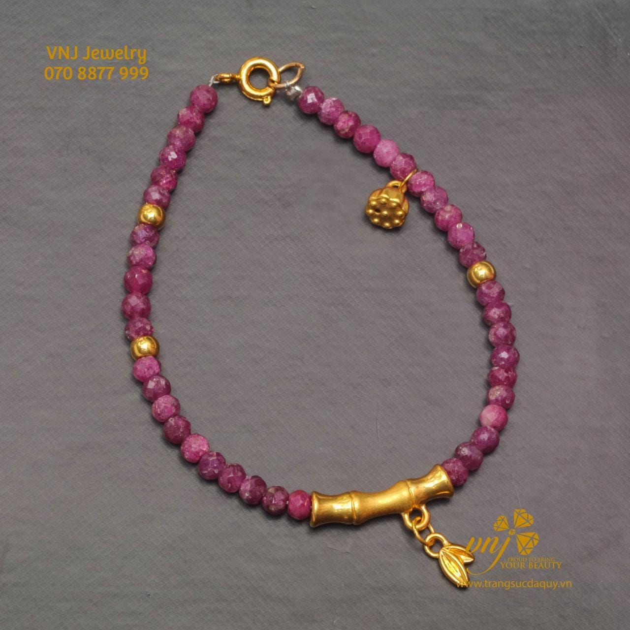 Vòng Tay Ruby Vàng 24k (4)