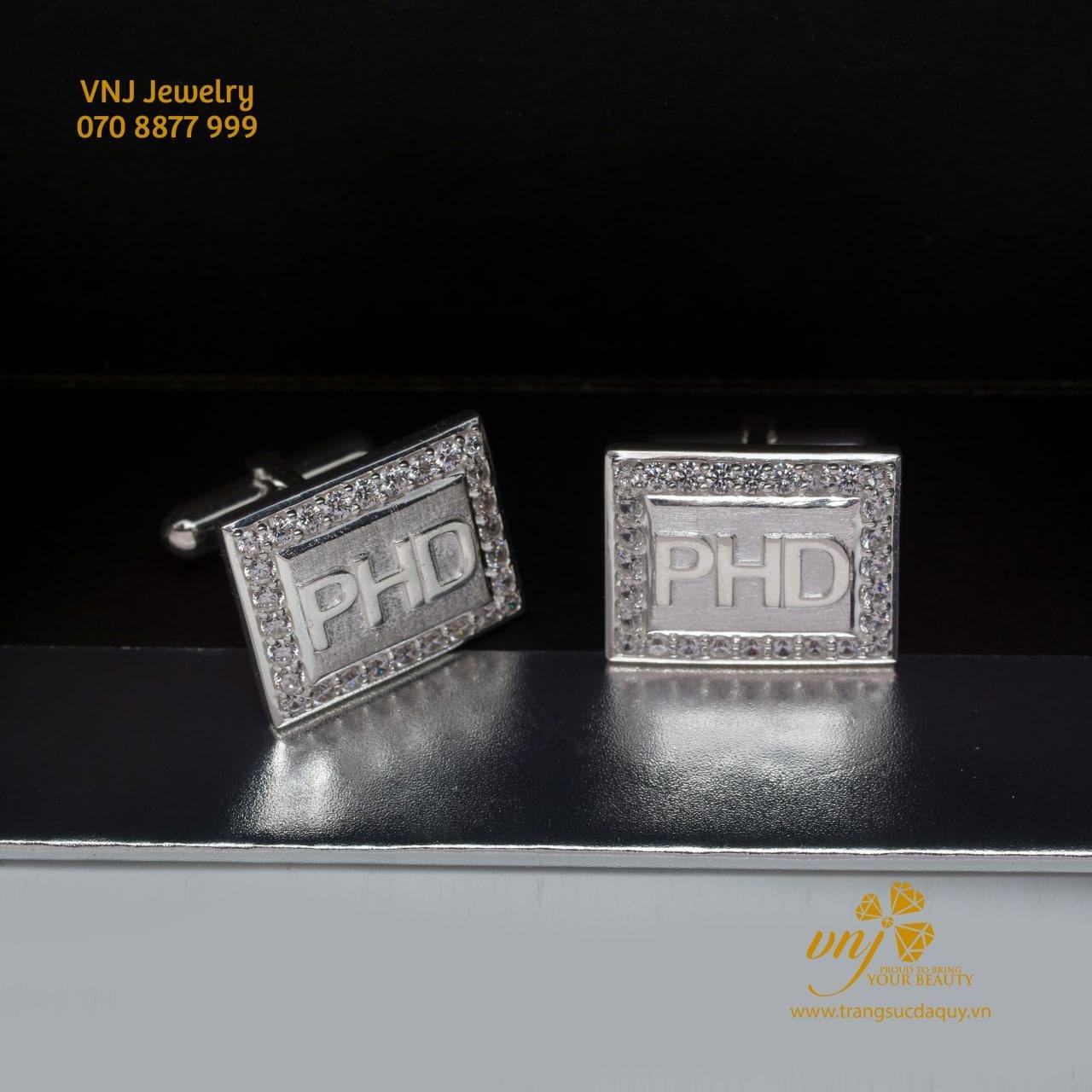 Cufflink Khuy Măng Set Theo Tên CF45