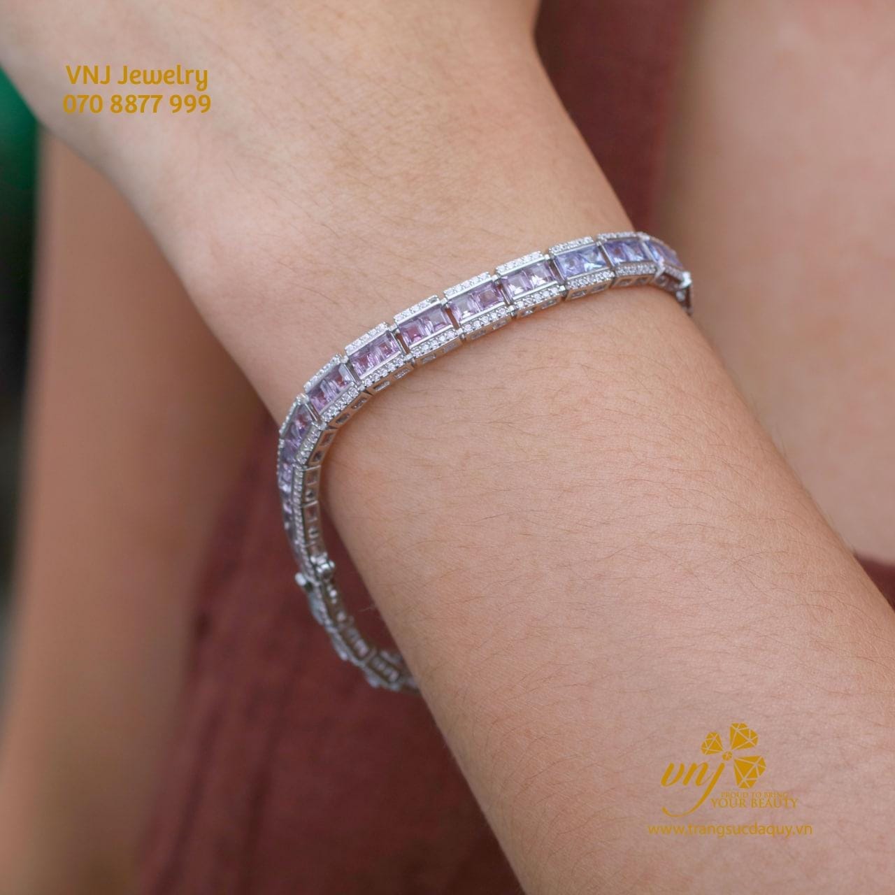 Lắc Tay Tennis Tanzanite (3)