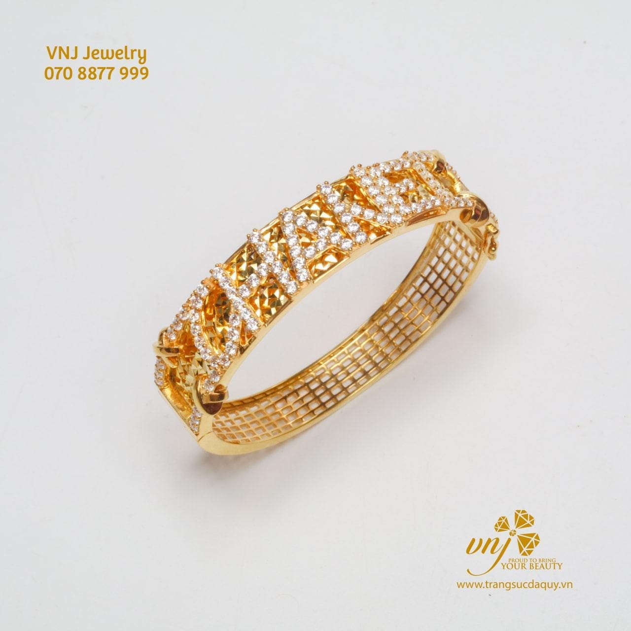 Lắc Tay Vàng Chữ Theo Yêu Cầu (4)