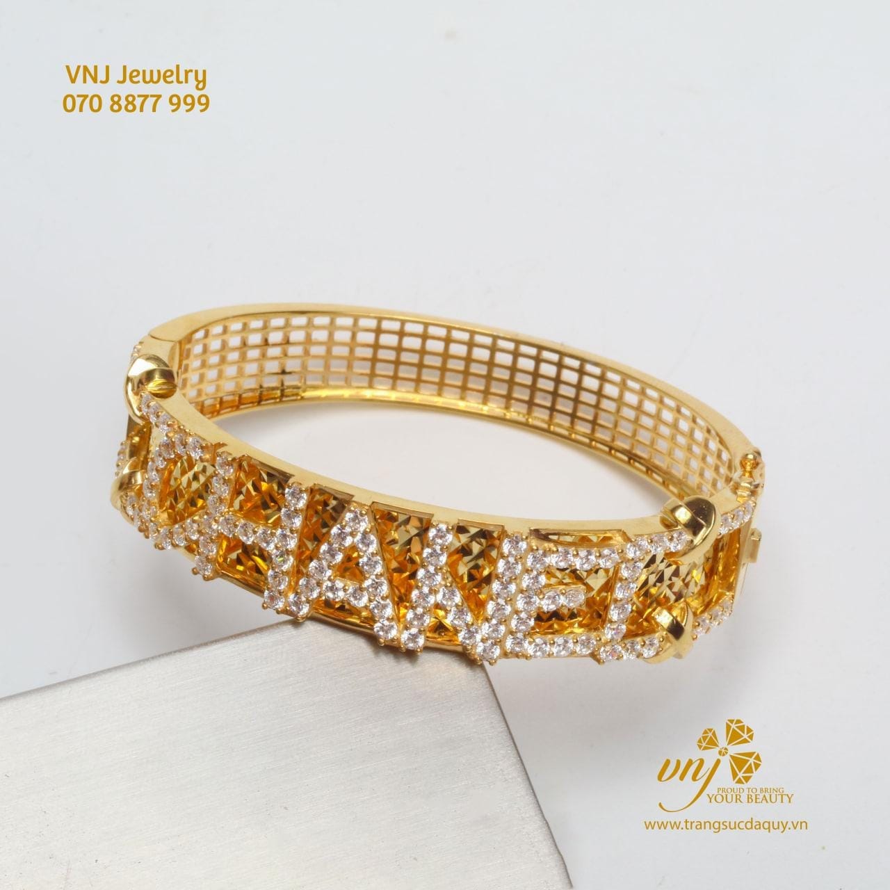 Lắc Tay Vàng Chữ Theo Yêu Cầu (5)