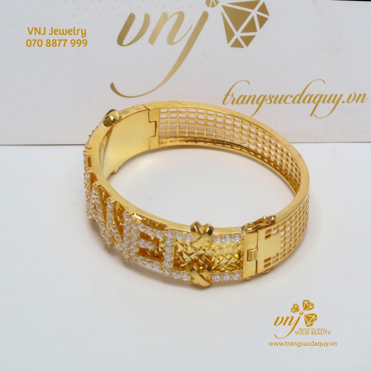 Lắc Tay Vàng Chữ Theo Yêu Cầu (6)