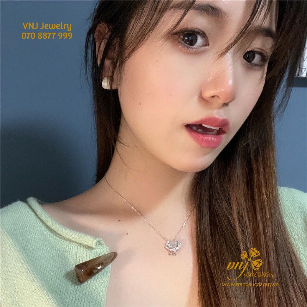 Mặt Dây Chuyền Khóa Trường Mệnh đá Mặt Trăng (4)