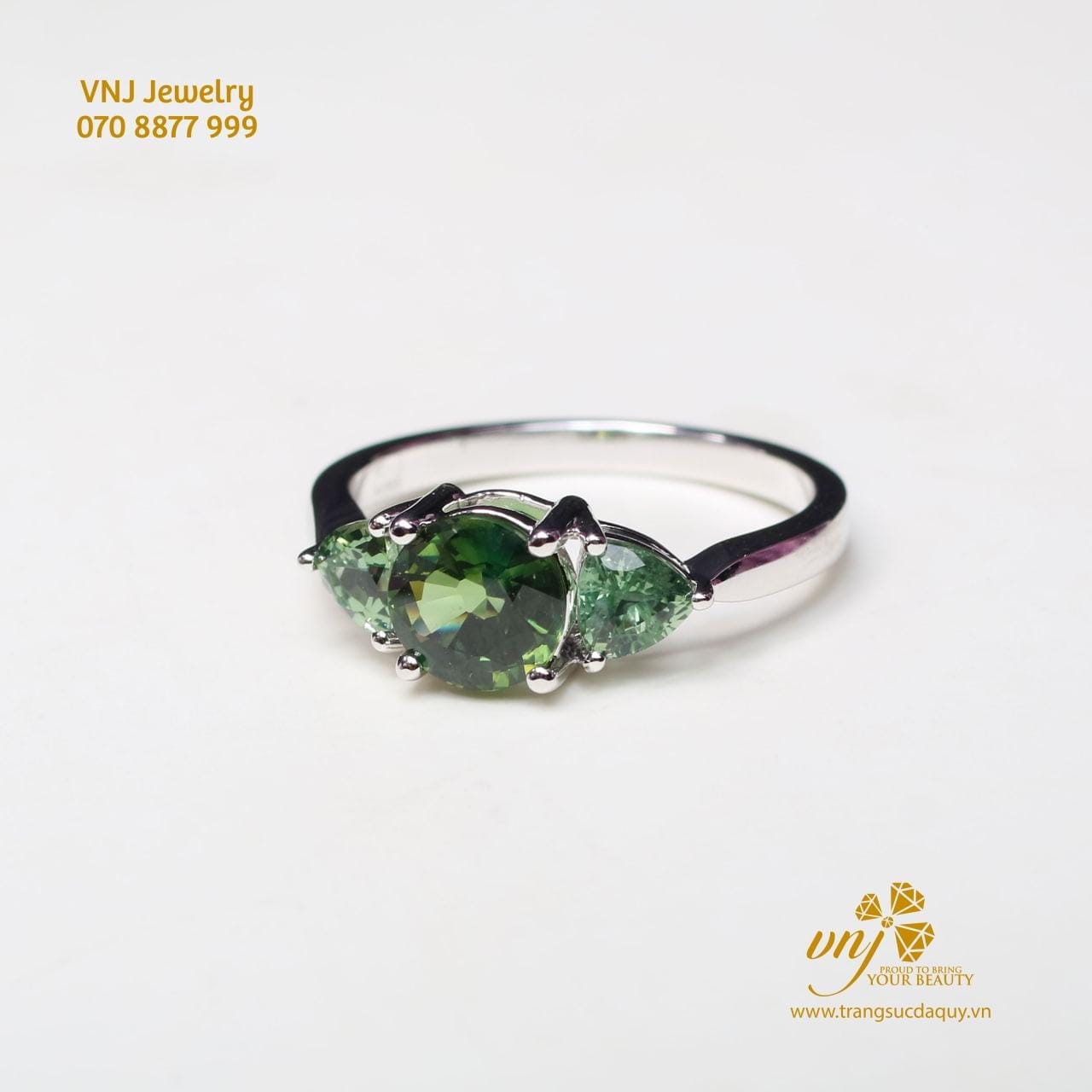 Nhẫn Sapphire Green (3)