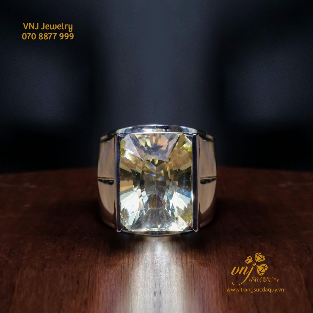 Nhẫn Cặp đá citrine Thiên Nhiên (5)