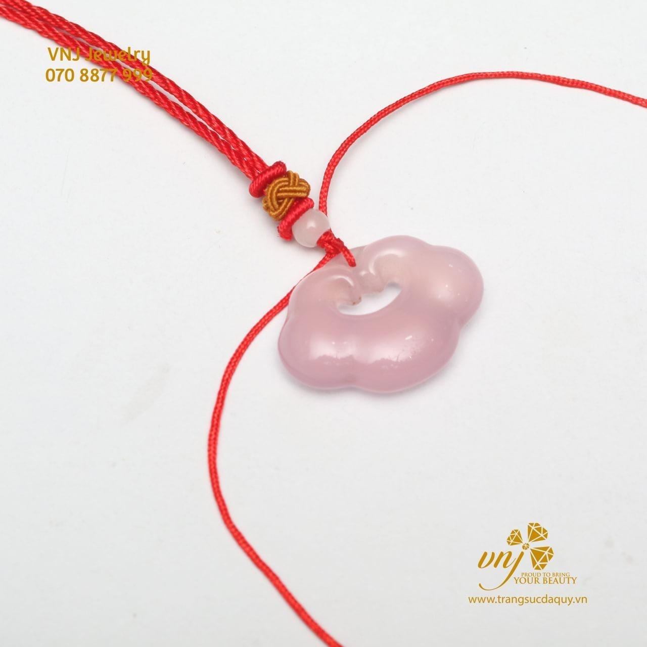 Khóa Trường Mệnh Thạch Anh Hồng (3)