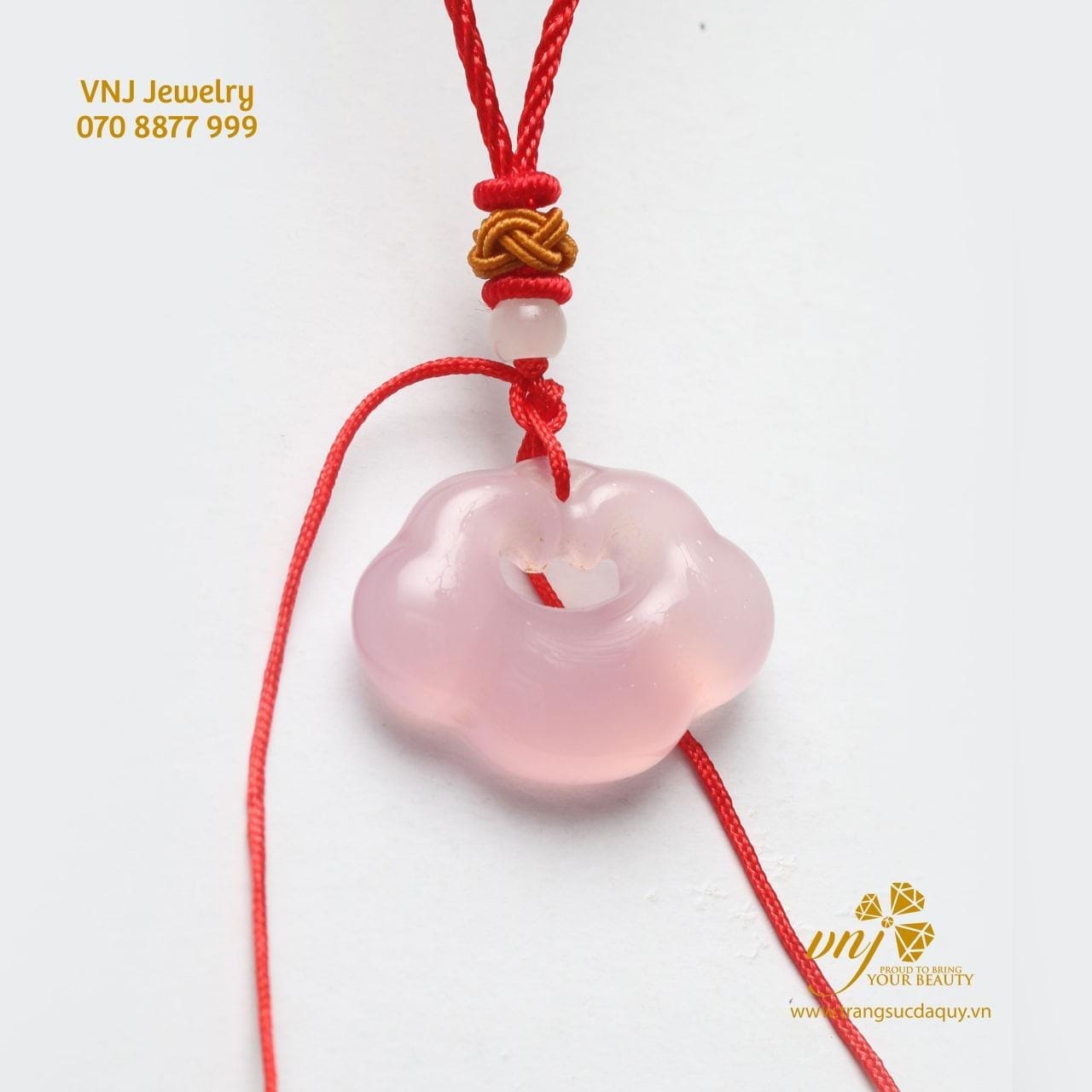 Khóa Trường Mệnh Thạch Anh Hồng (4)