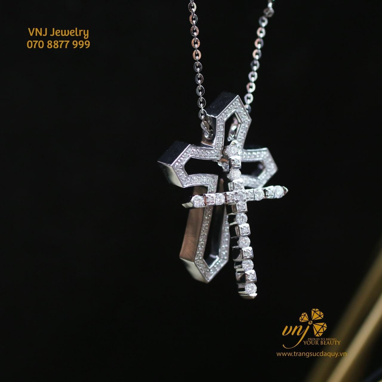 Chi tiết Mặt dây Thánh Giá Lồng Ghép MDTG20