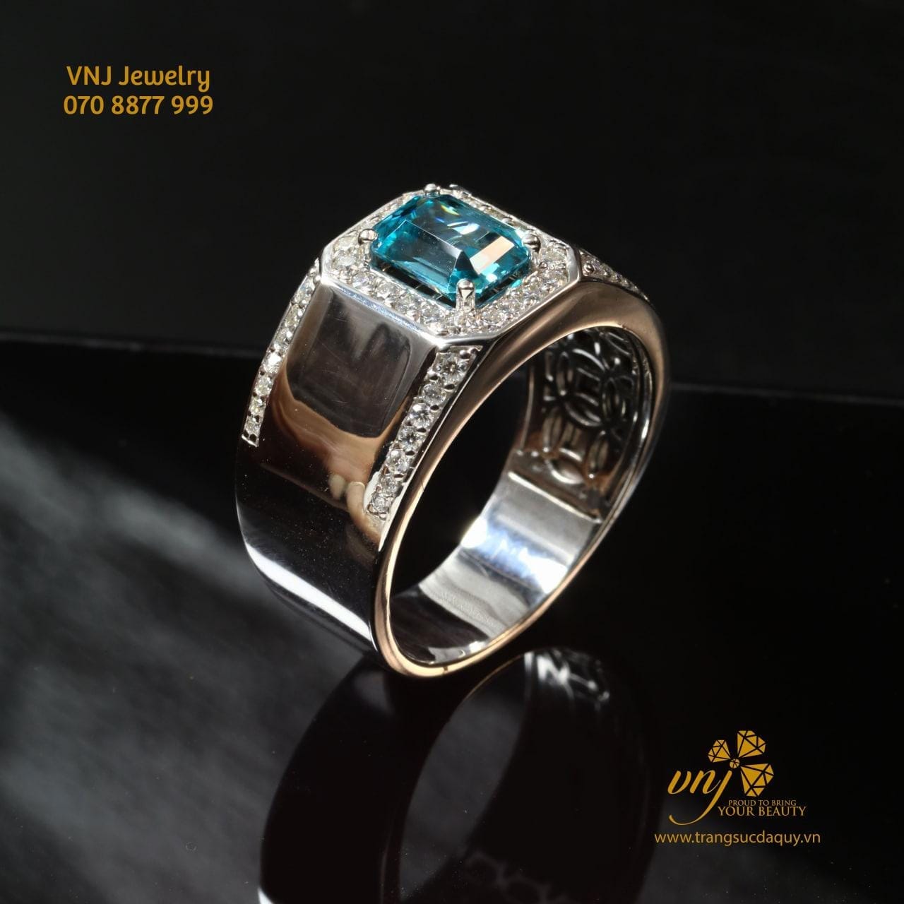 Nhẫn Topaz Thiên Nhiên (5)