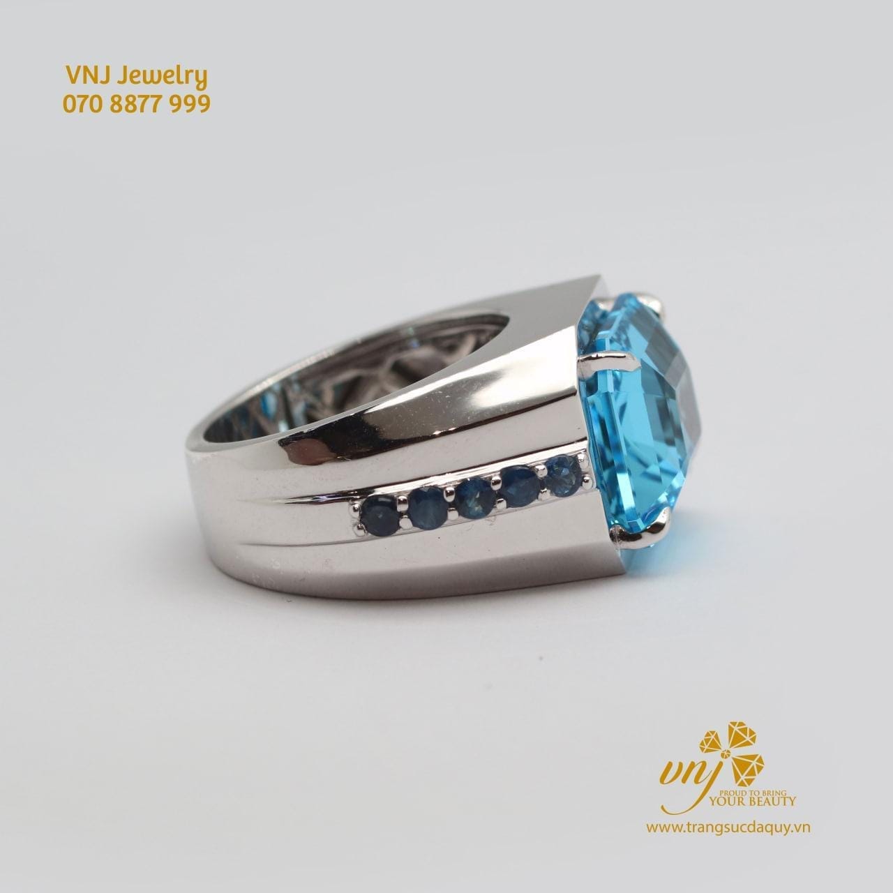 Nhẫn Topaz Mix Sapphire Blue (2)