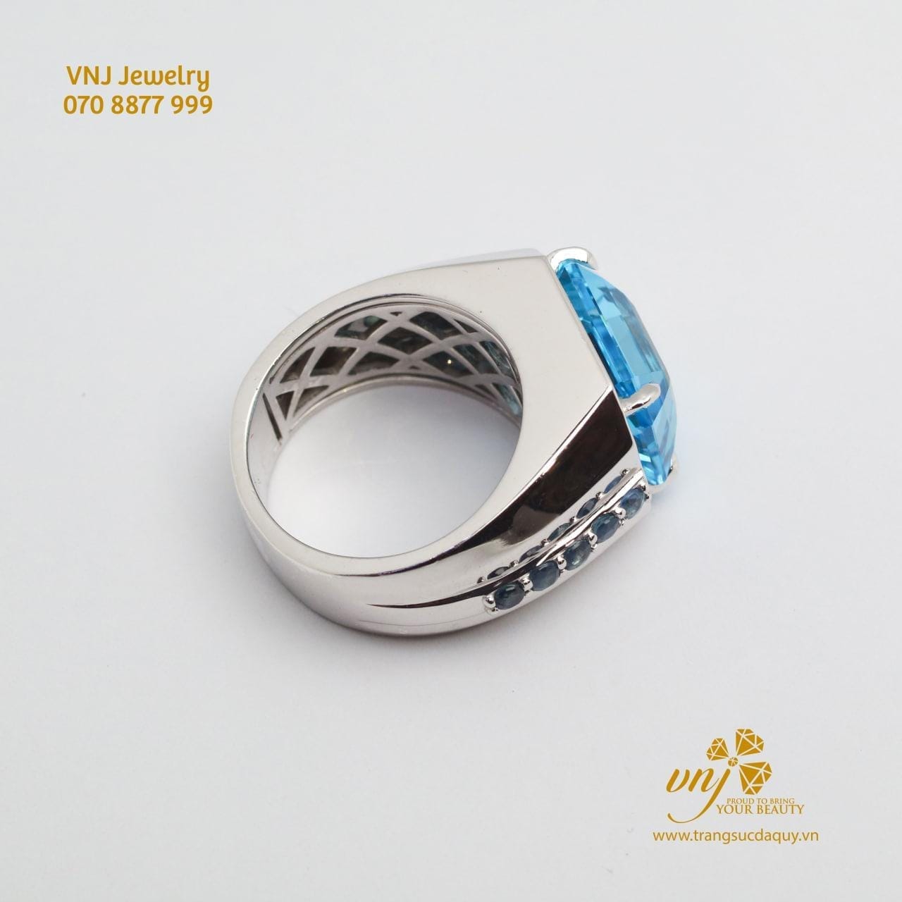 Nhẫn Topaz Mix Sapphire Blue (5)