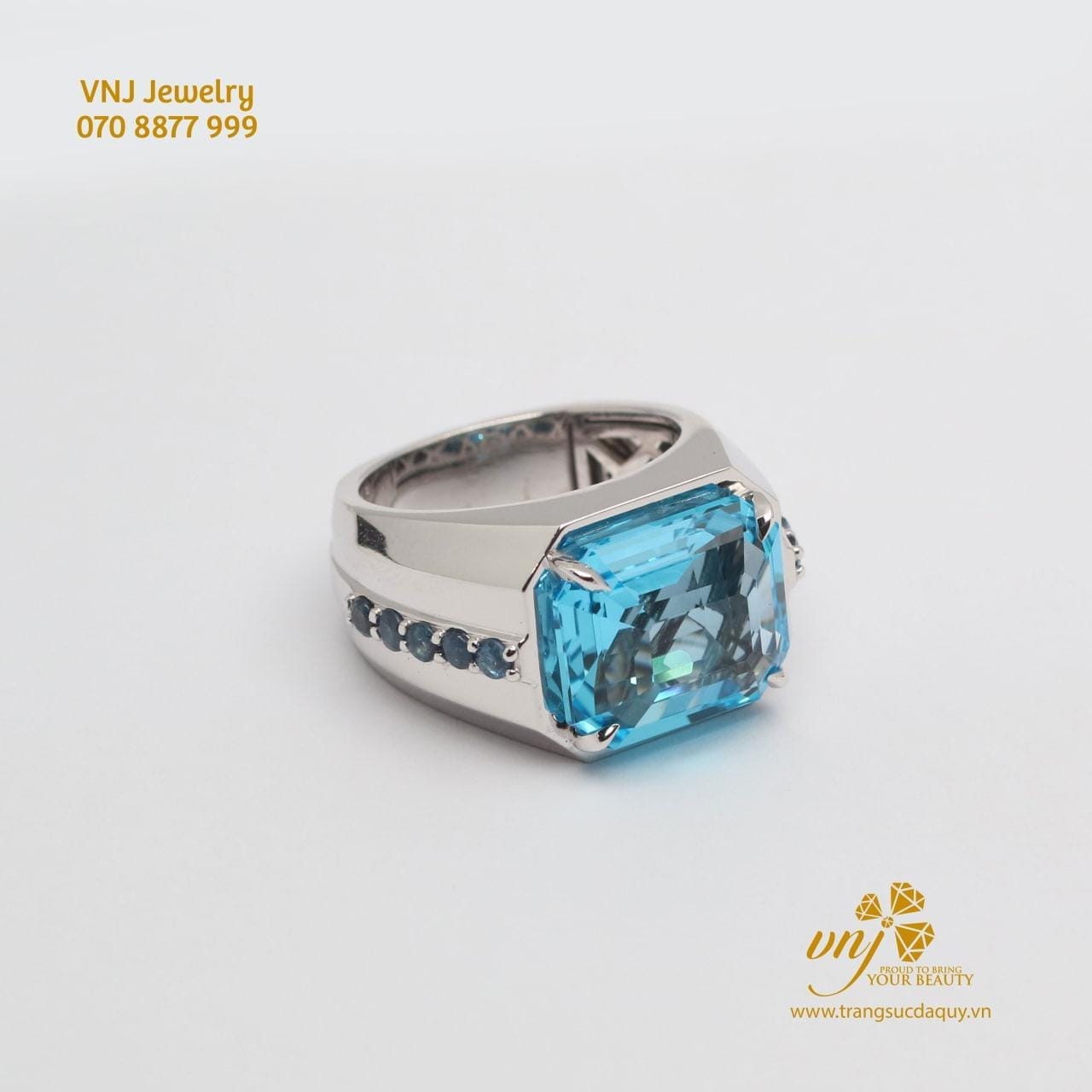Nhẫn Topaz Mix Sapphire Blue (7)