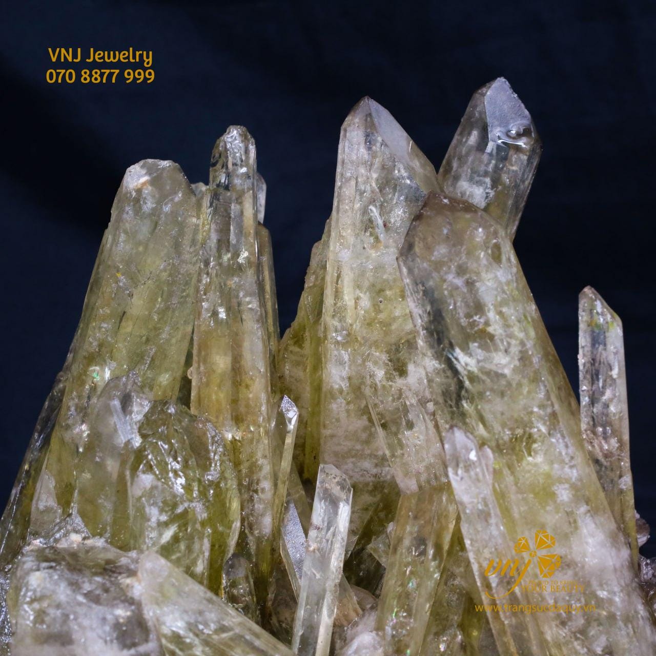 Tinh Thể Thạch Anh Vàng Tự Nhiên (10)