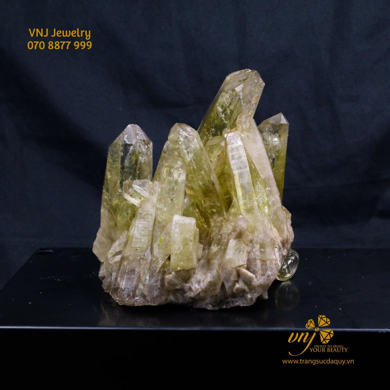 Tinh Thể Thạch Anh Vàng Tự Nhiên (4)