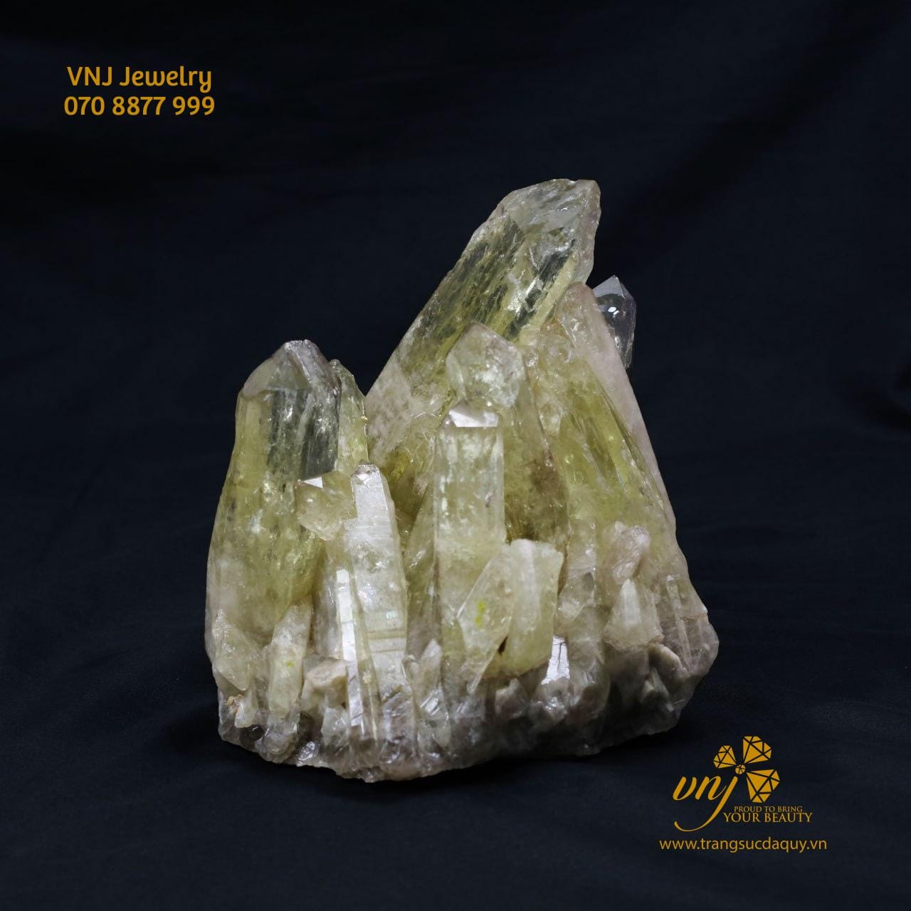 Tinh Thể Thạch Anh Vàng Tự Nhiên (5)