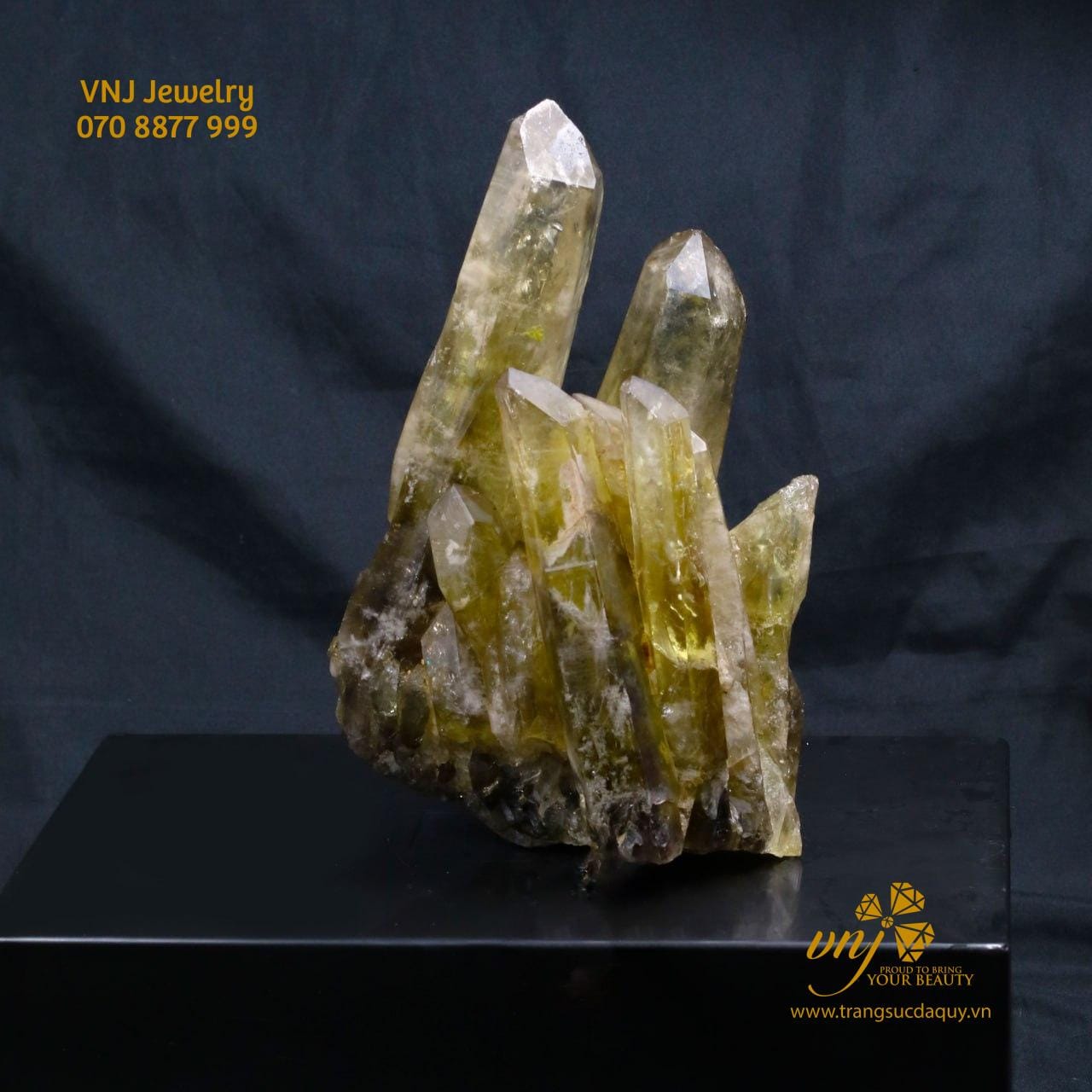 Tinh Thể Thạch Anh Vàng Tự Nhiên (7)