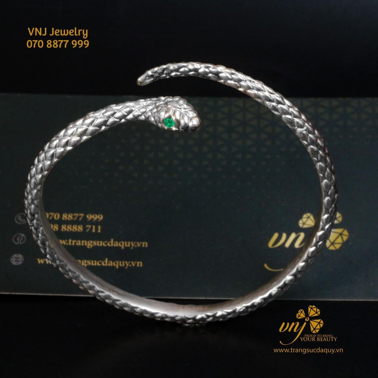Vòng Tay Rắn Bạc (5)