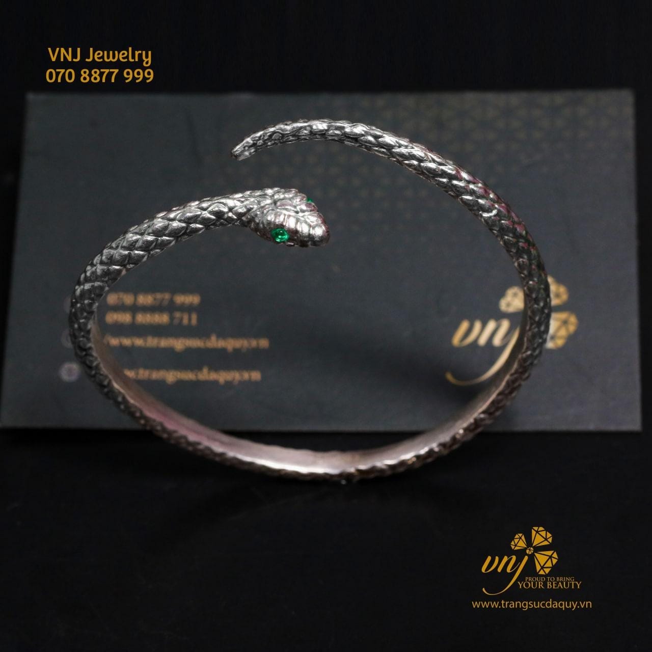 Vòng Tay Rắn Bạc (6)