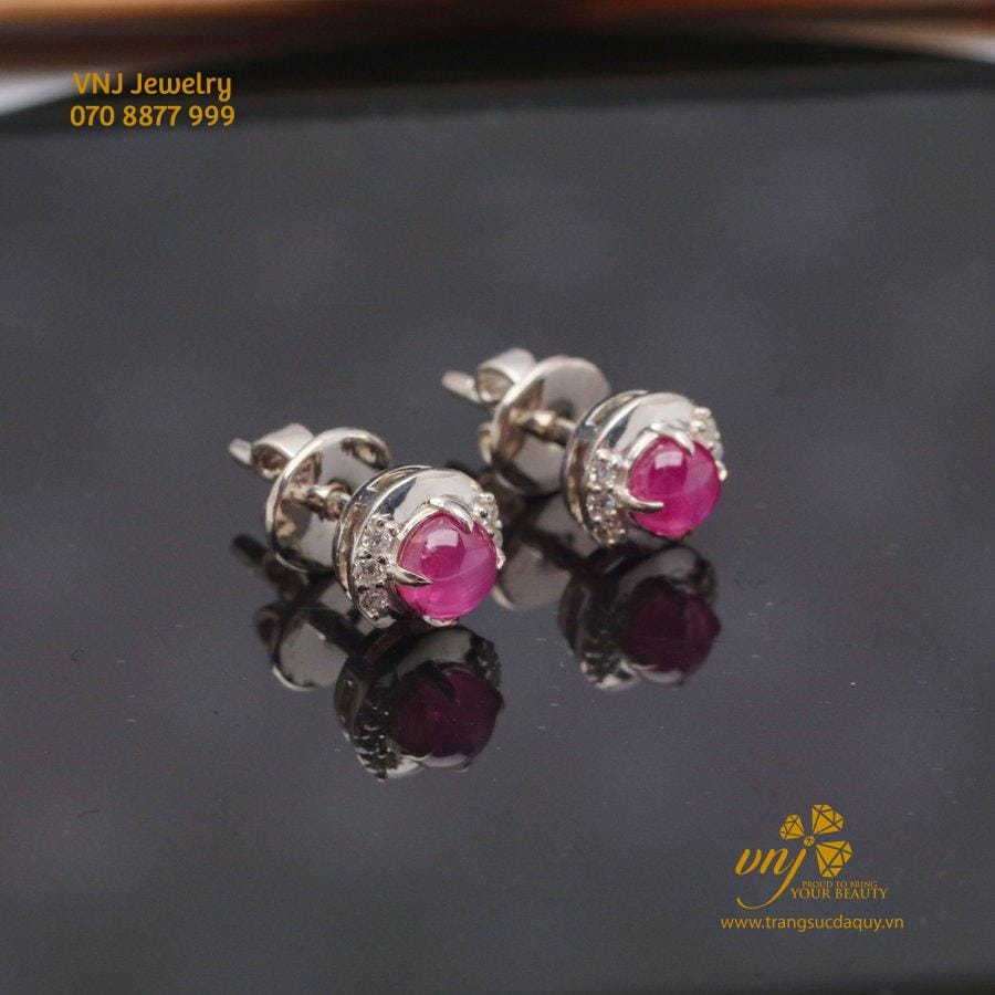 Bông Tai Ruby (3)