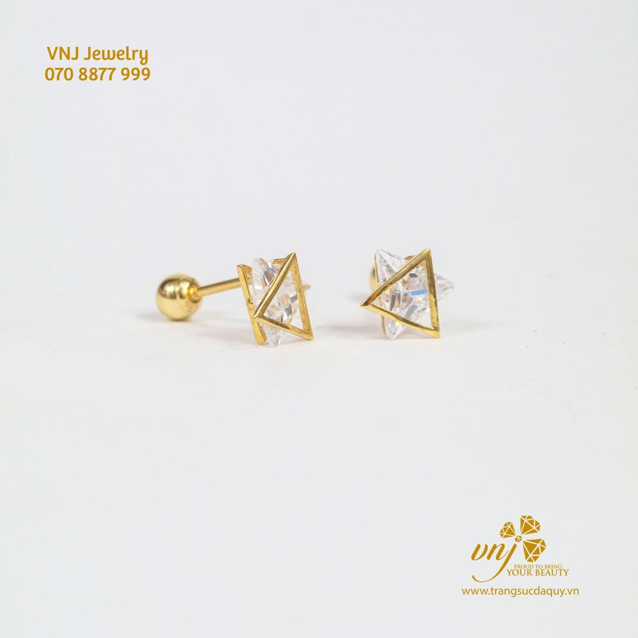 Bông Tai Vàng Hồng 14k Btn1 (5)