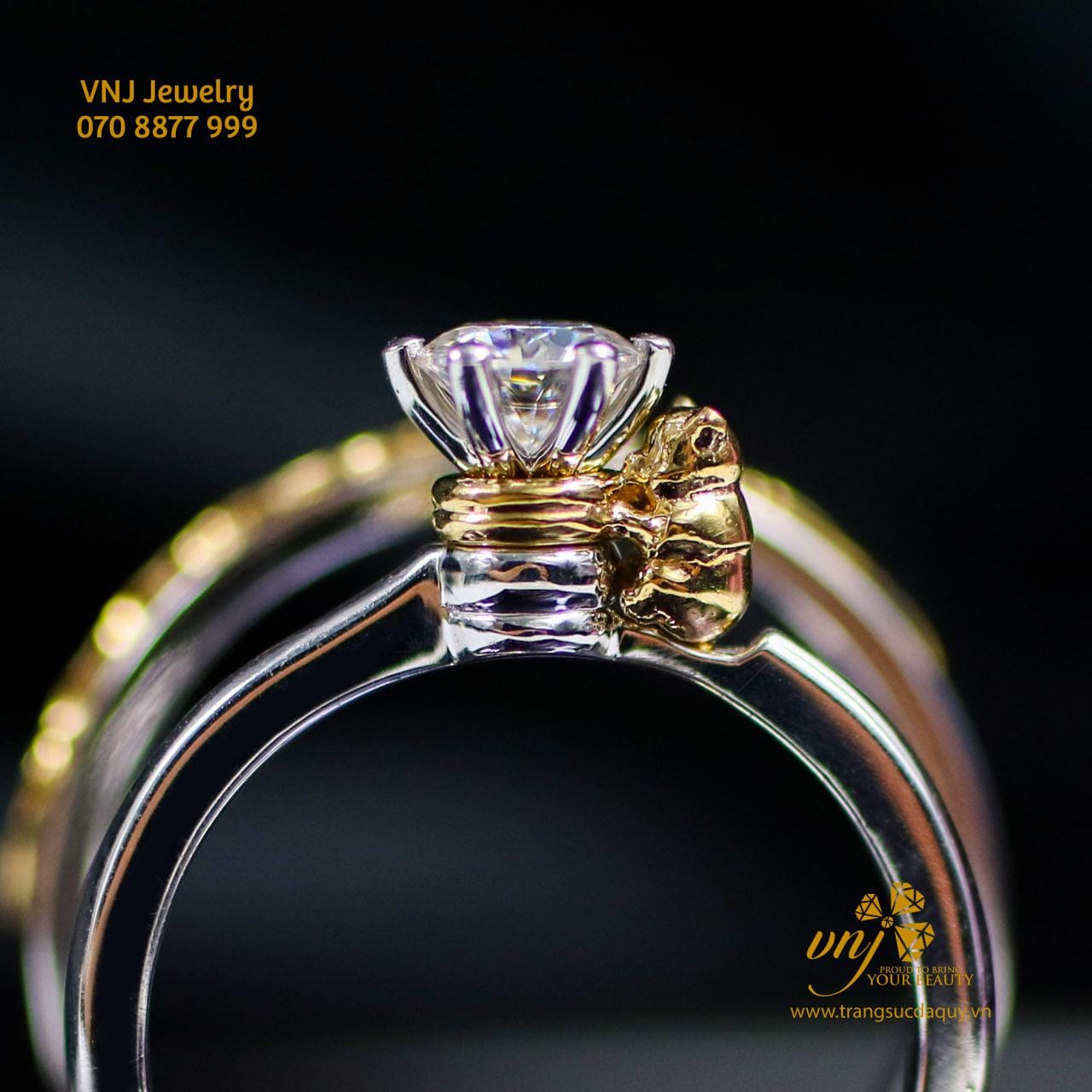 Nhẫn Gấu Đính Kim Cương NWD42