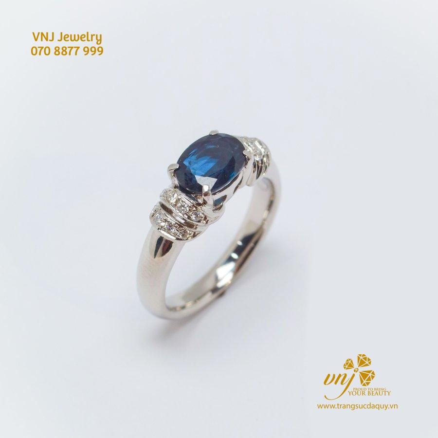 Nhẫn Sapphire Blue