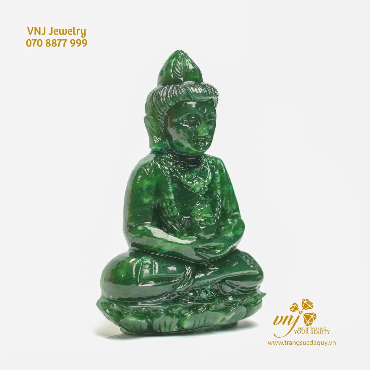 Tượng Thích Ca đá Ngọc Bích Tự Nhiên (2)