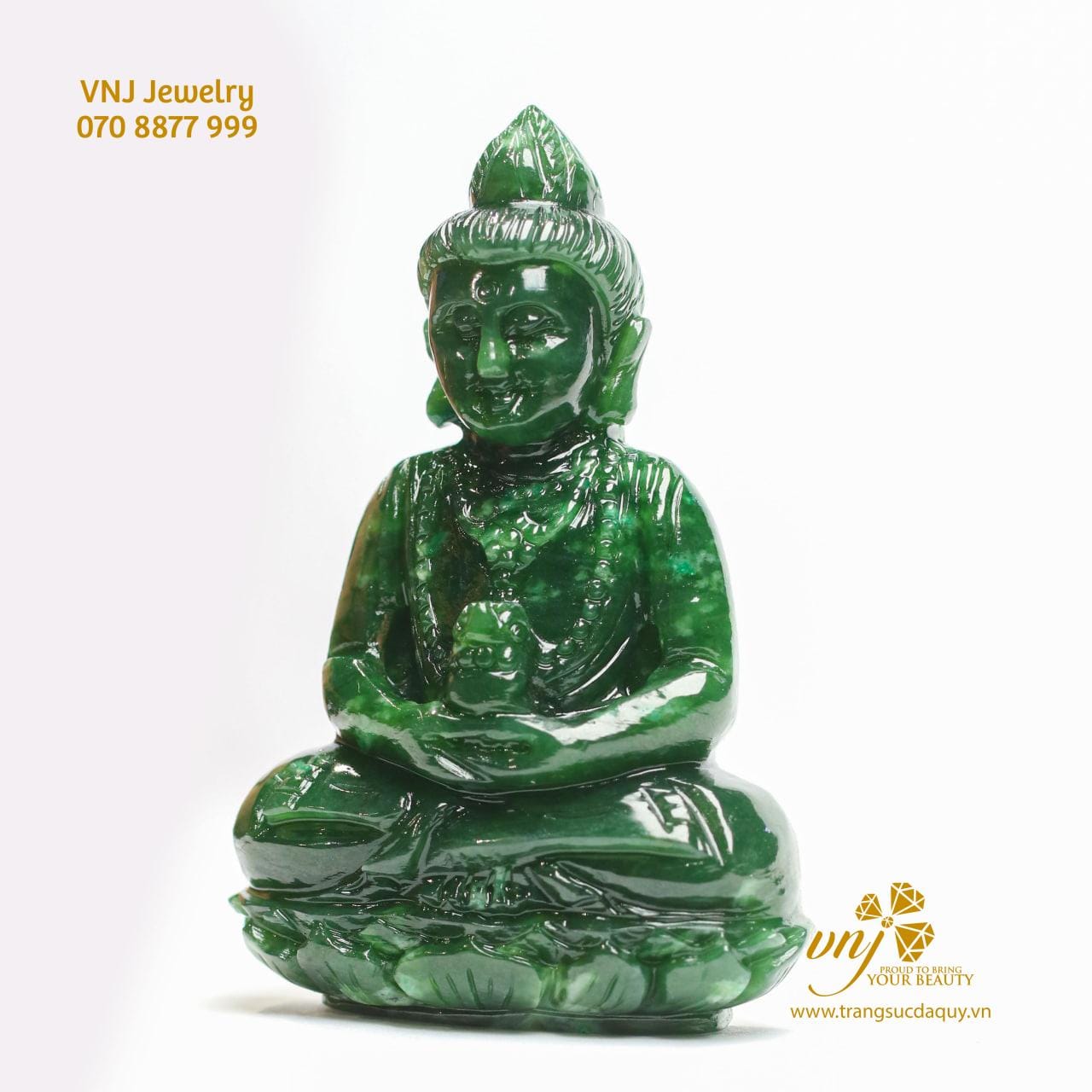 Tượng Thích Ca đá Ngọc Bích Tự Nhiên (2)