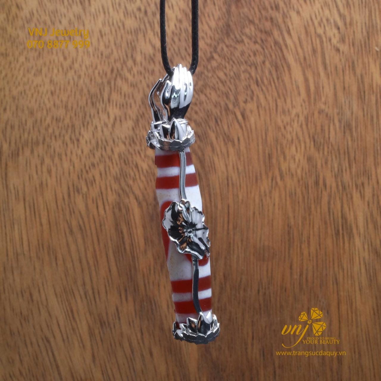 Dzi Tây Tạng Bọc Vàng