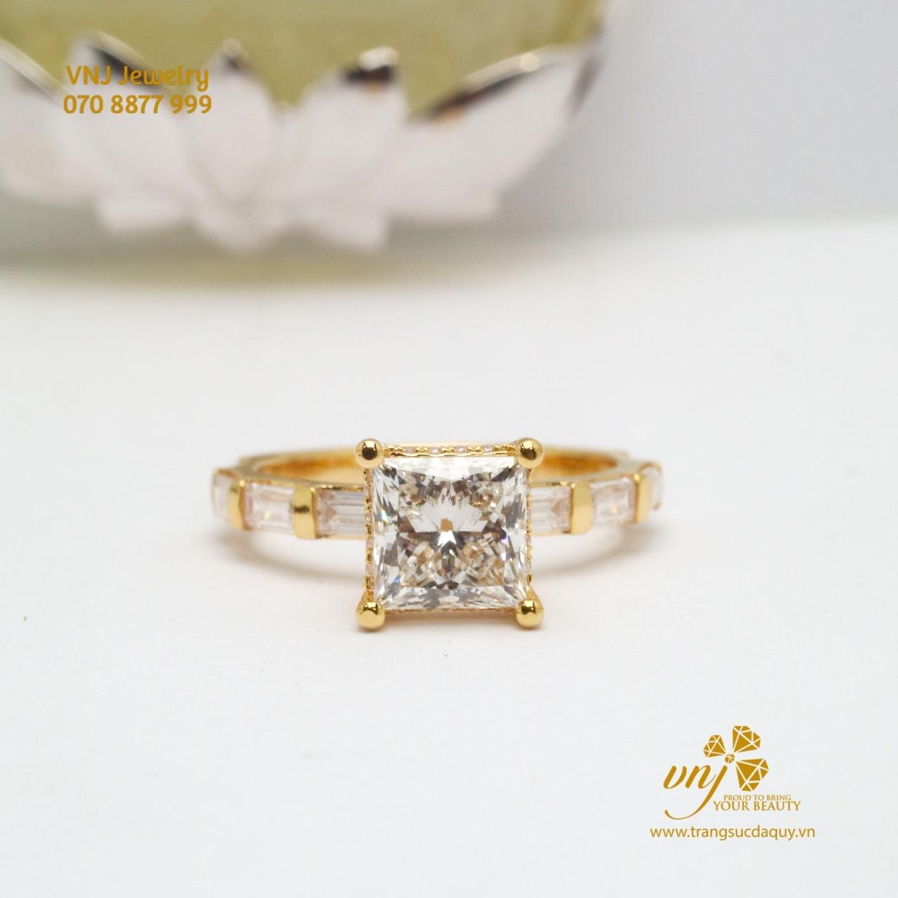 Nhẫn Kim Cương Princess Nwd43 (2)