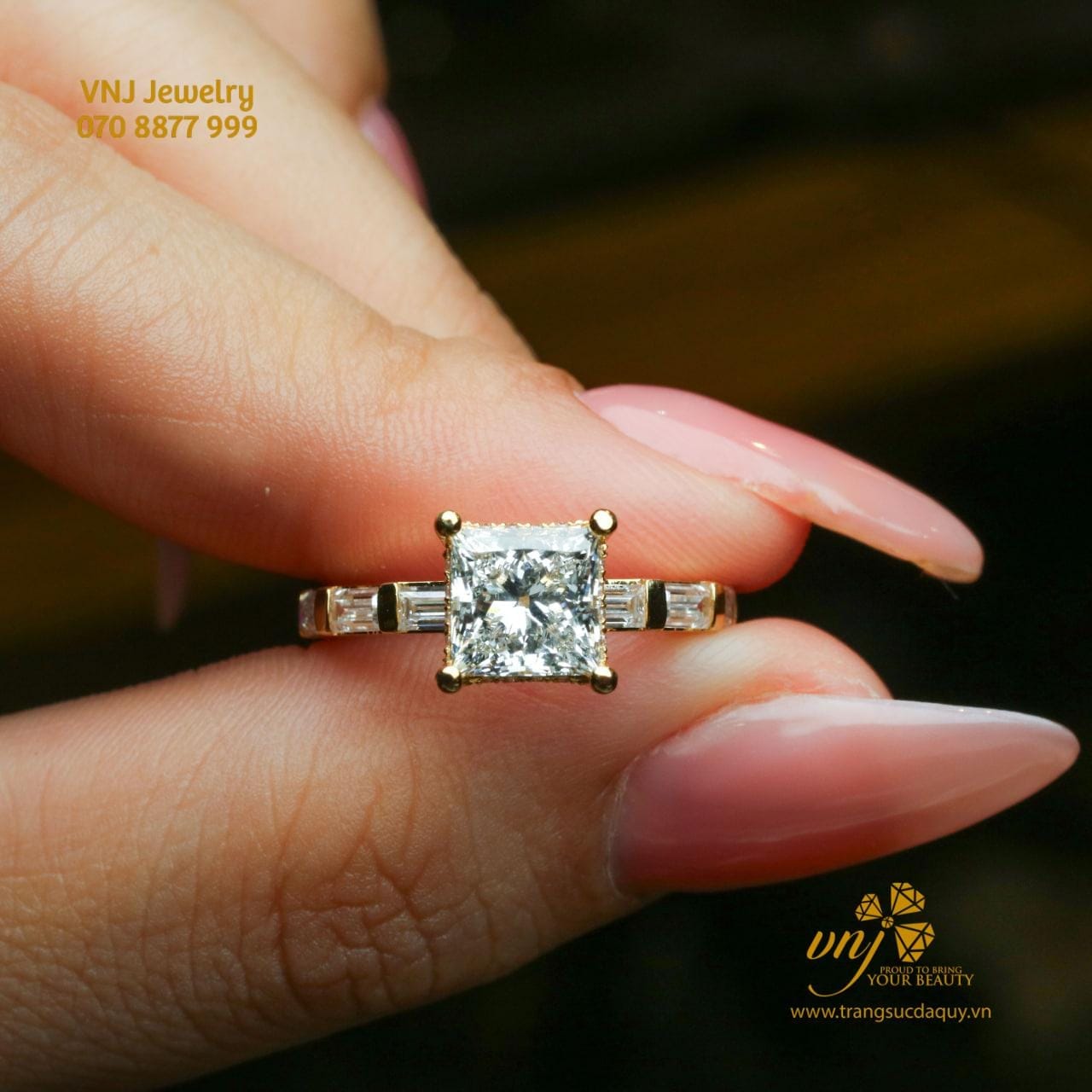 Nhẫn Kim Cương Princess Nwd43 (7)