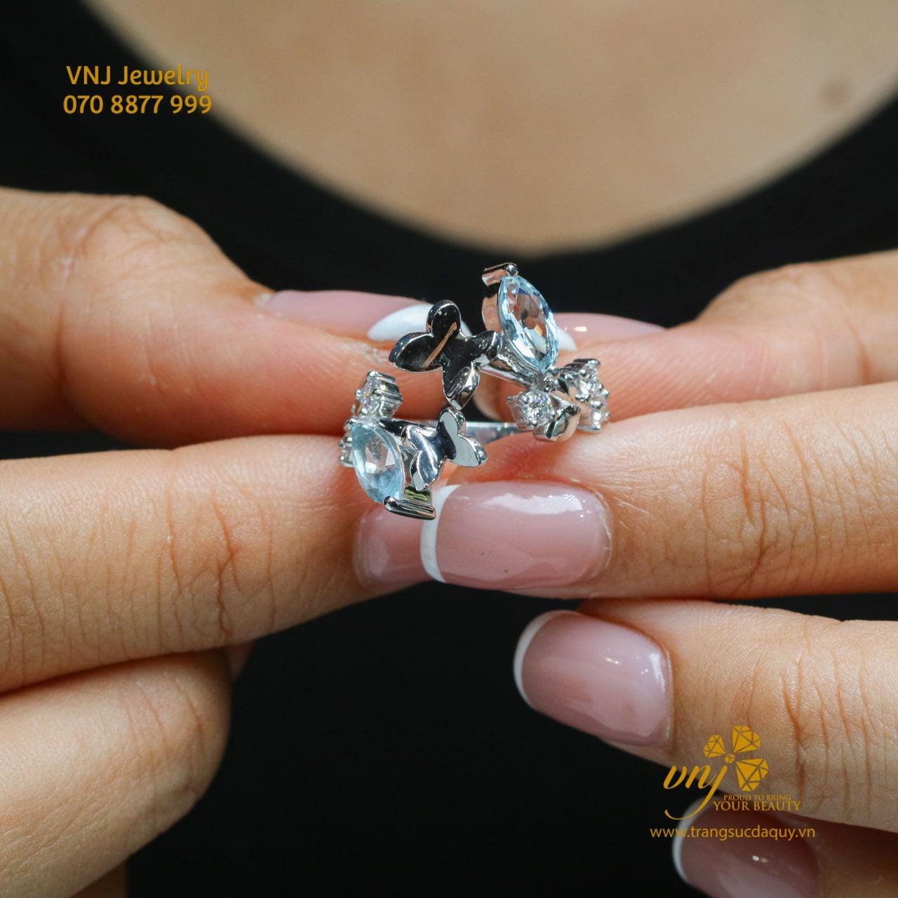 Nhẫn Aquamarine (4)