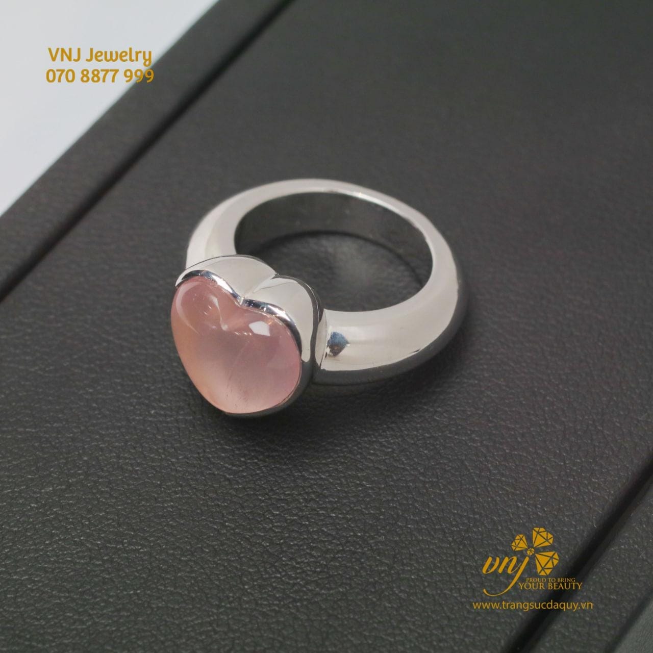 Nhẫn Thach Anh Hồng Tự Nhiên (5)