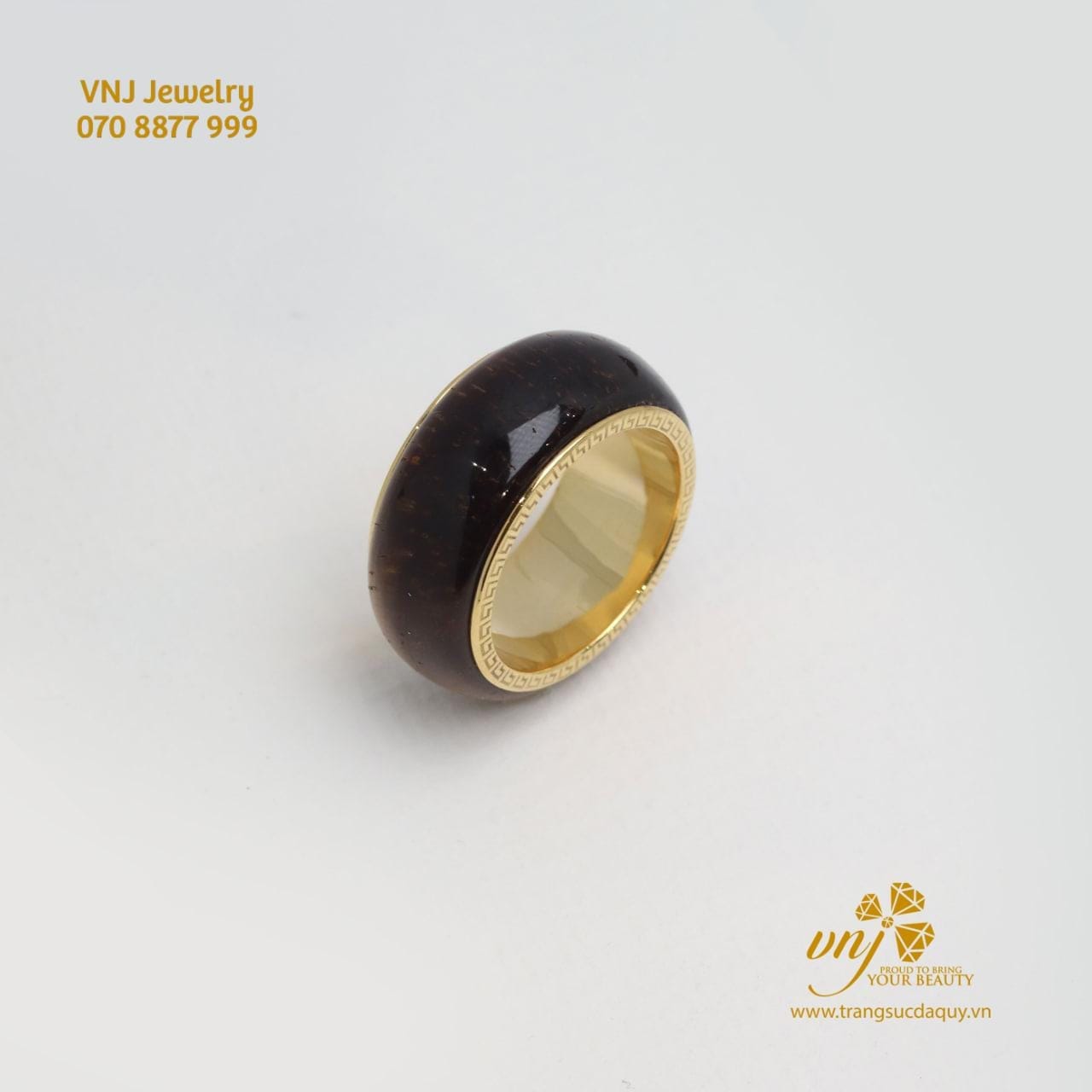 Nhẫn Mắt Hổ Bọc Vàng (2)
