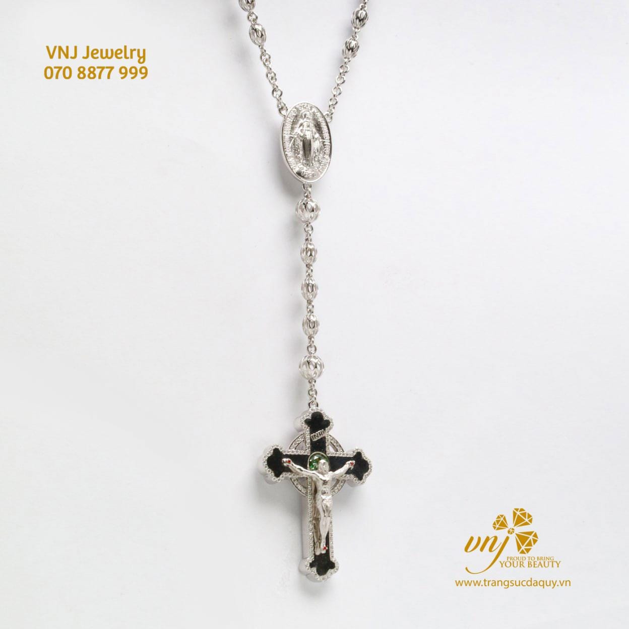 Chuỗi Tràng Hạt Mân Côi Vàng 18k (2)