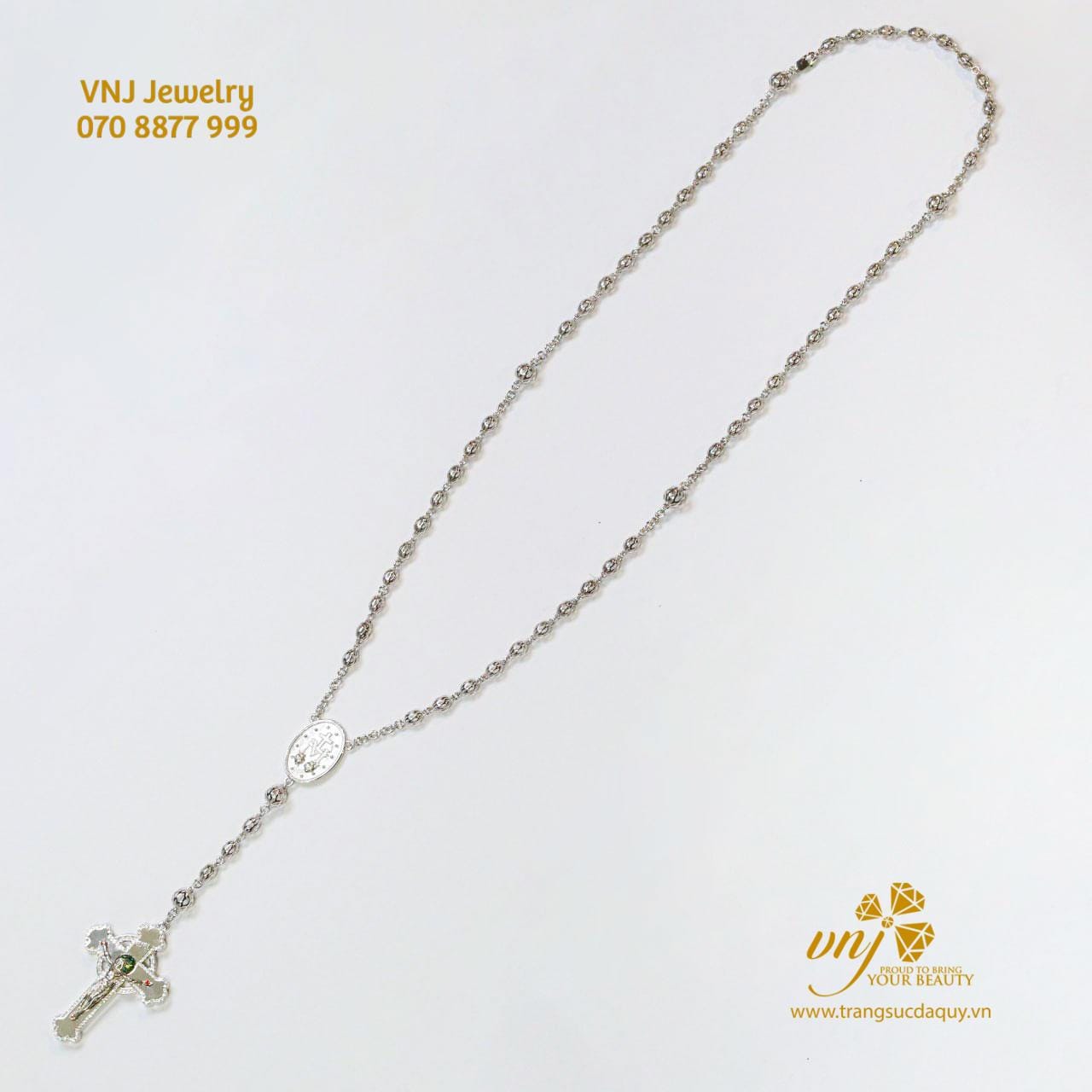 Chuỗi Tràng Hạt Mân Côi Vàng 18k (2)