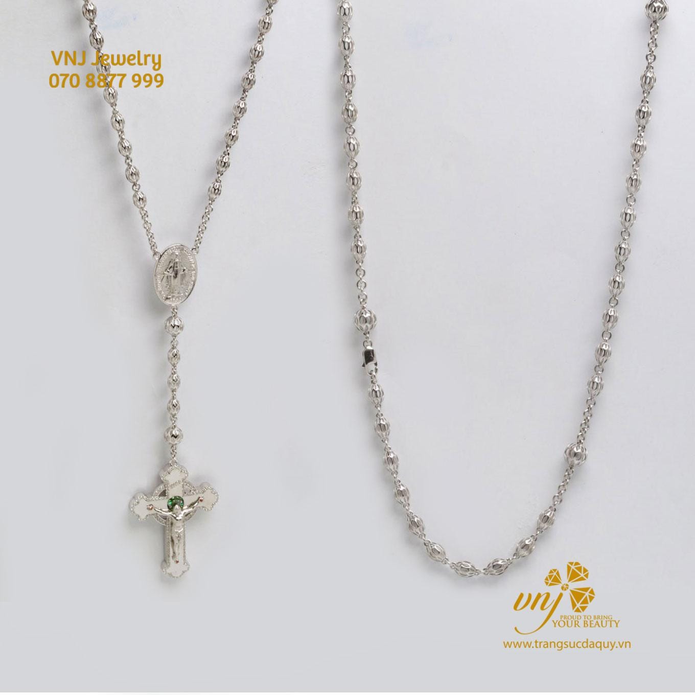 Chuỗi Tràng Hạt Mân Côi Vàng 18k (5)