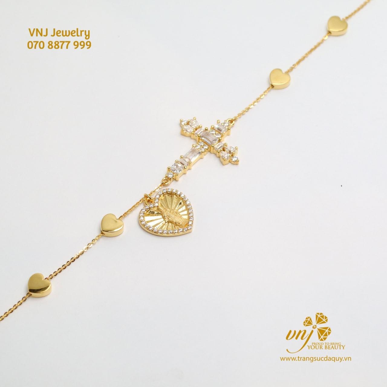 Lắc Tay Thánh Giá Vàng 18k (4)