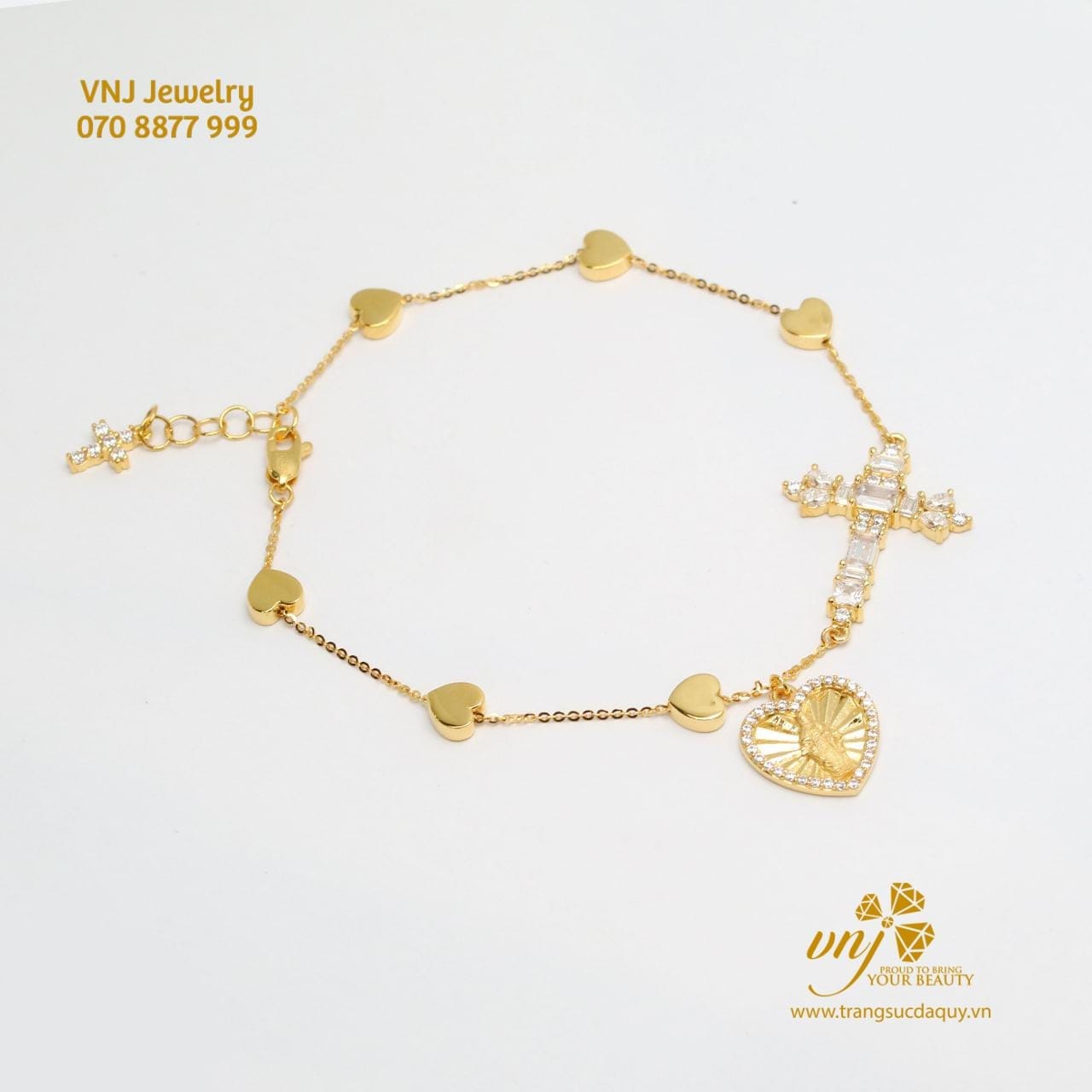 Lắc Tay Thánh Giá Vàng 18k (6)