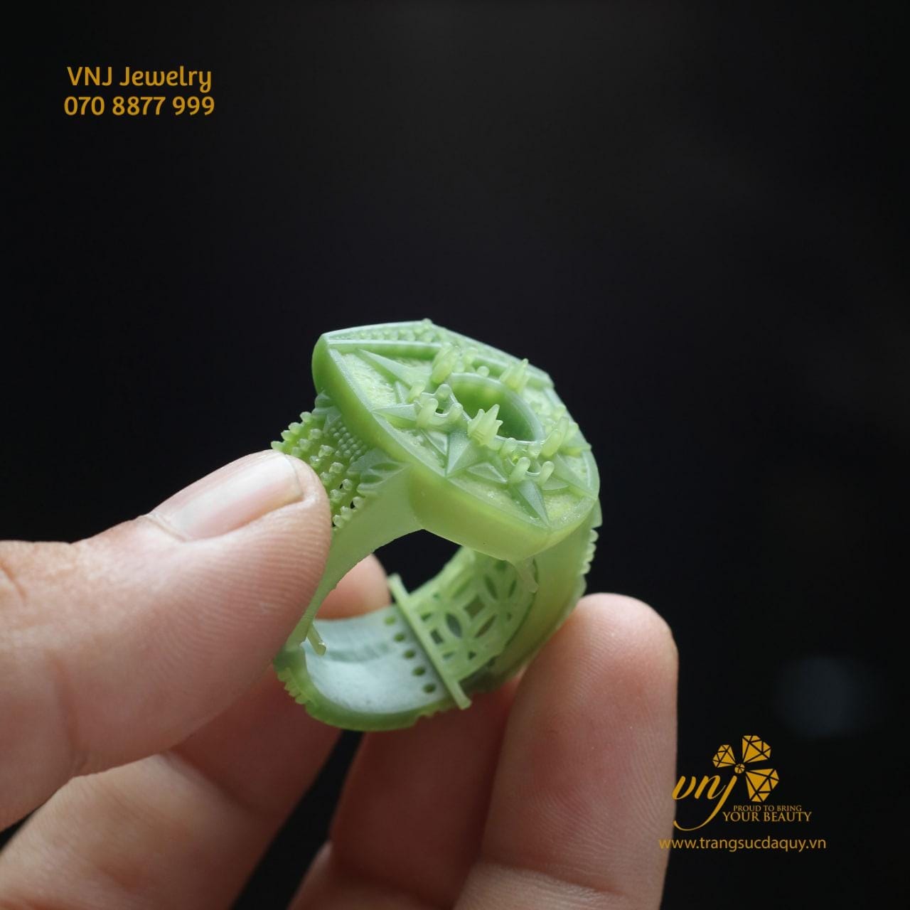 Nhẫn Nam Mệnh Hỏa Spinel Đỏ Hình Khiên Nm141 (3)