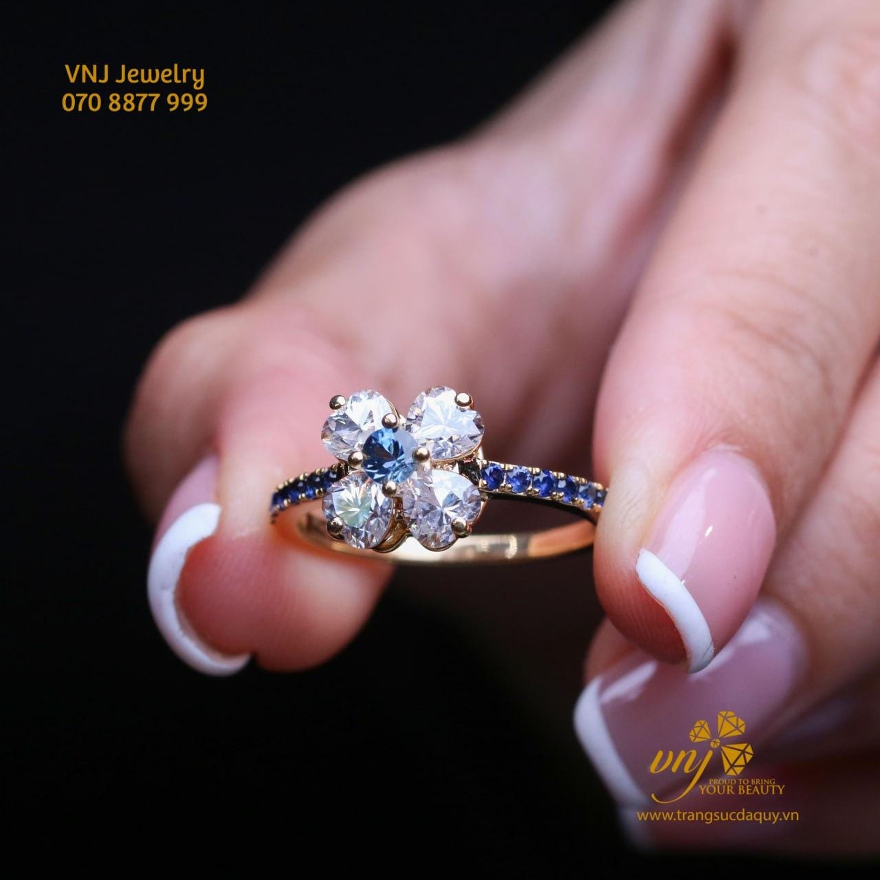 Nhẫn Sapphire Xanh Dương (blue)nws17 (3)
