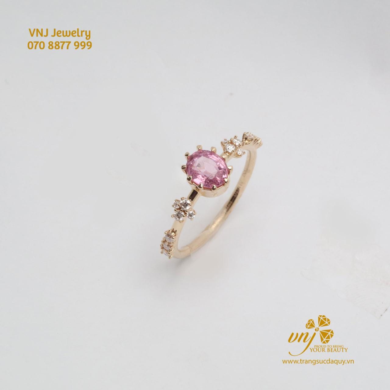Nhẫn Sapphire Hồng Tự Nhiên (2)