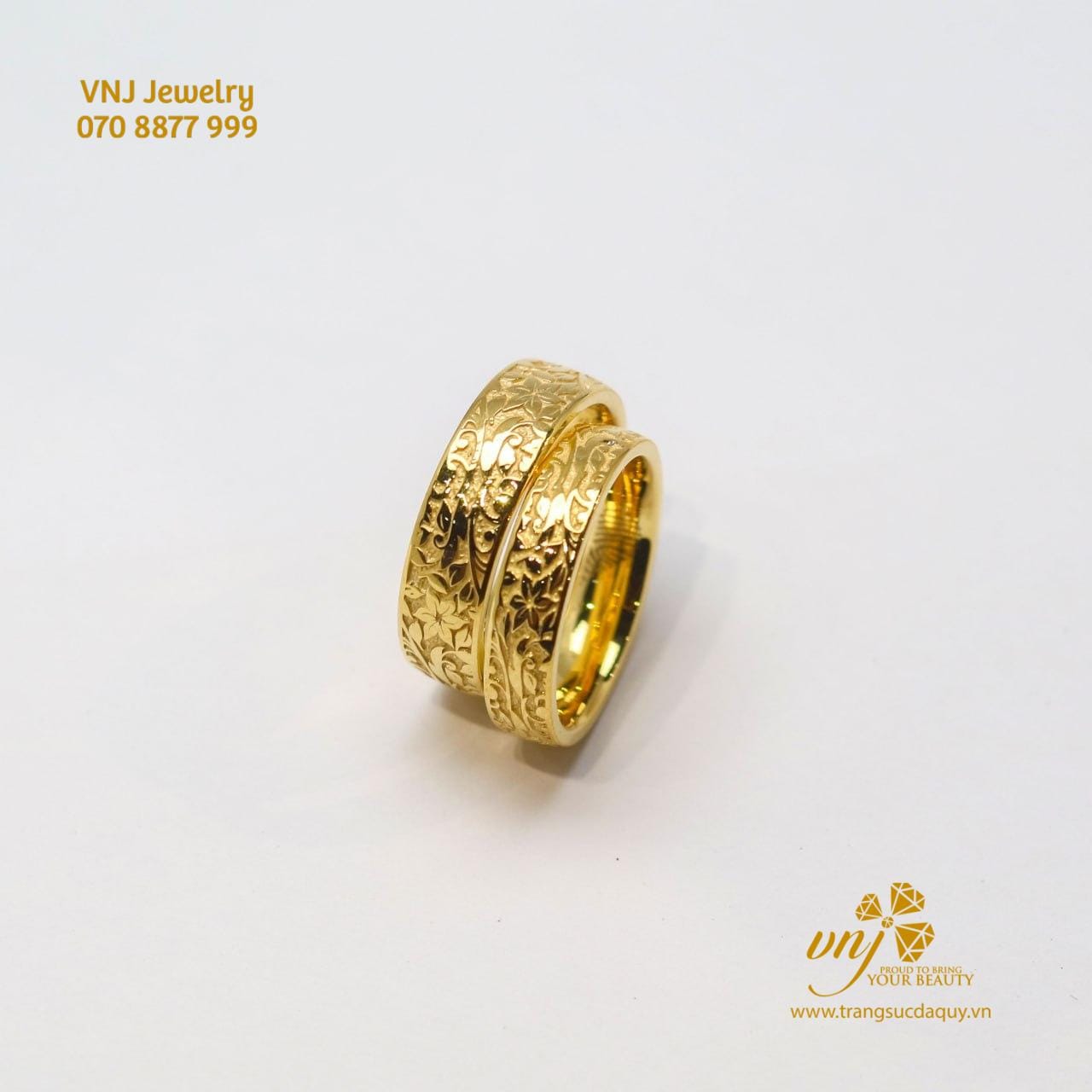 Nhẫn Cưới Vân Tay