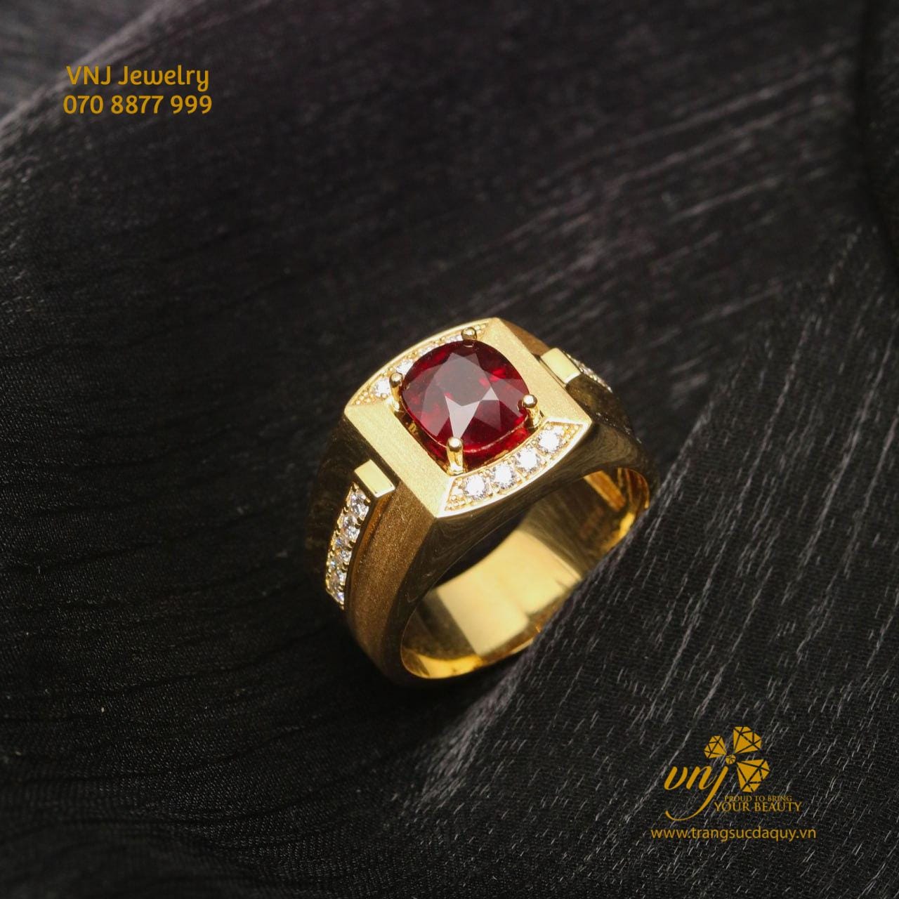 Nhẫn Ruby Nam