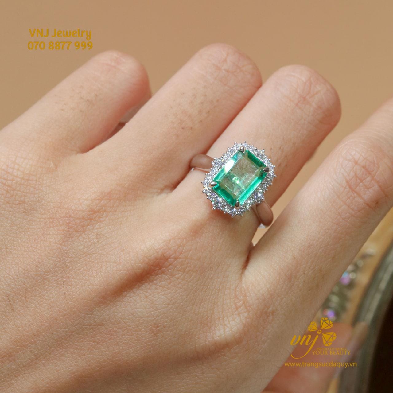 Bộ Trang Sức đá Emerald (10)