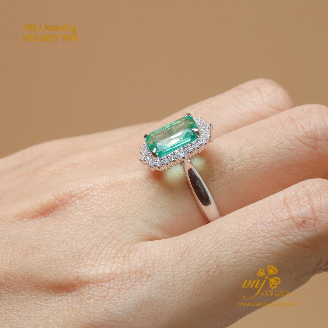 Bộ Trang Sức đá Emerald (9)