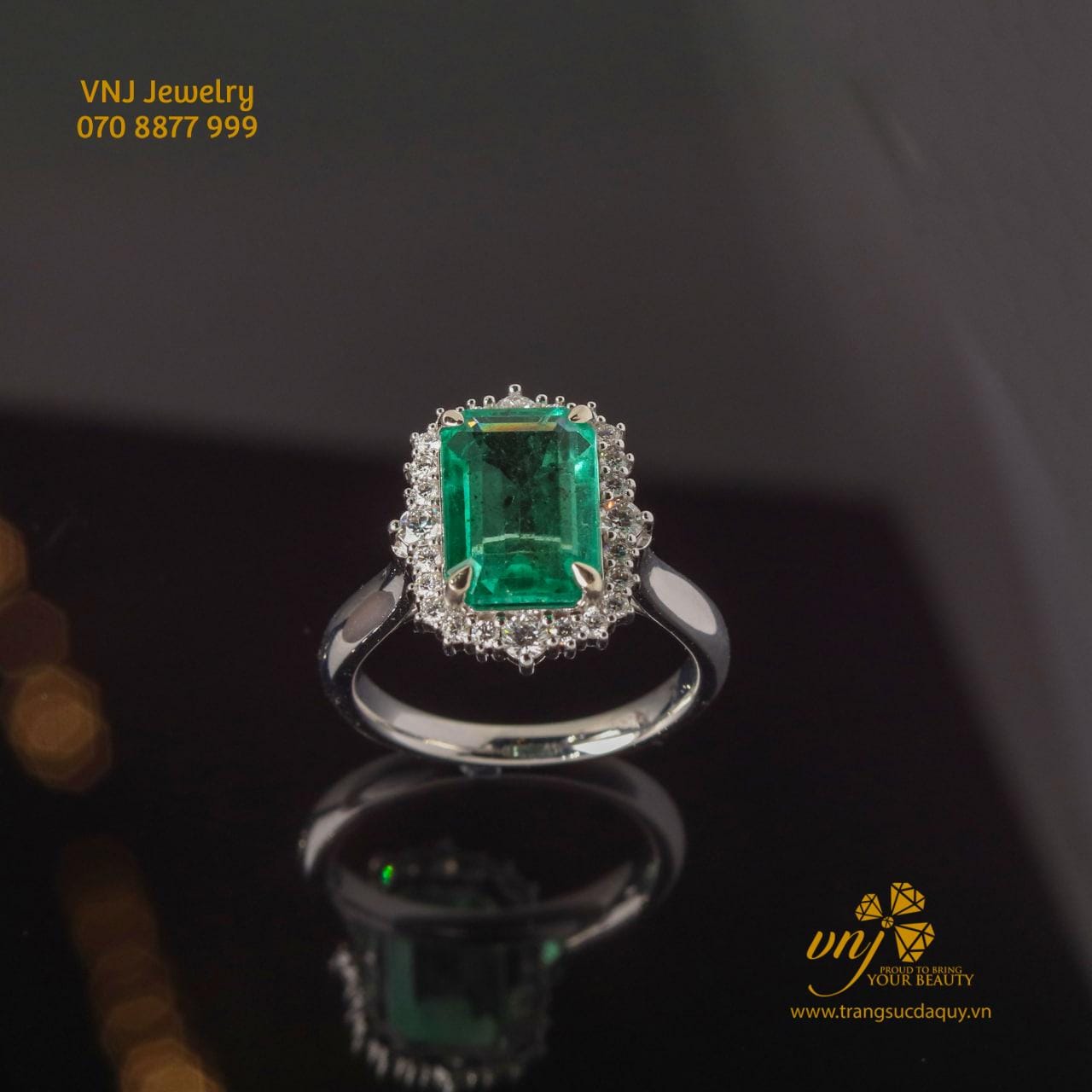 Bộ Trang Sức đá Emerald