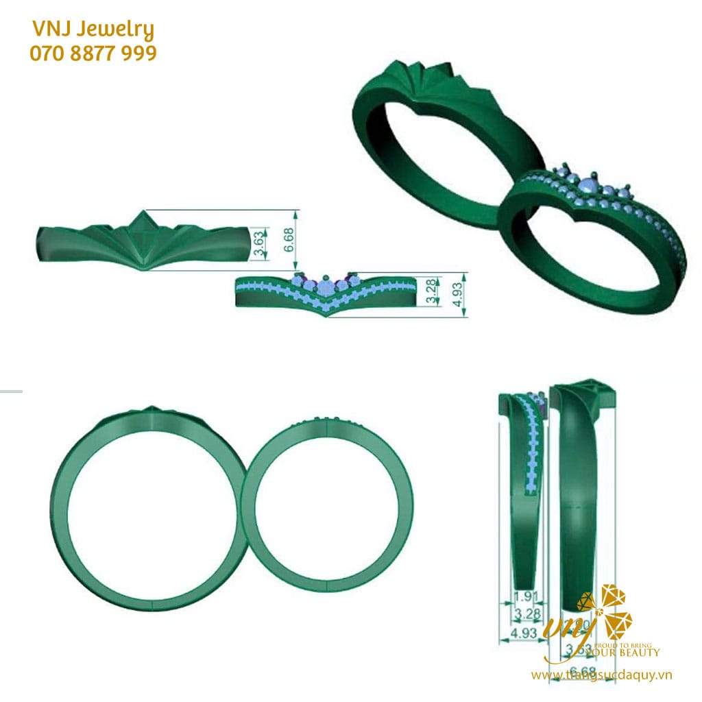 Nhẫn Cưới Vương Miện Nc101 (5)